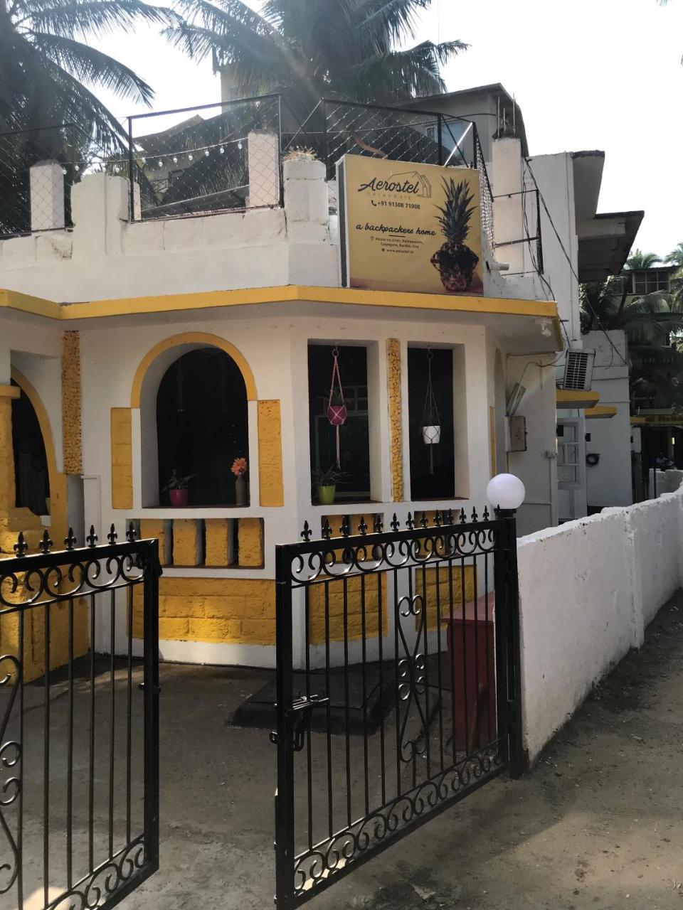 كالانغيُت Aerostel - Backpacker'S Hostel In Goa المظهر الخارجي الصورة